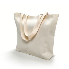 Sublimation Cotton Linen Tote Bag Bulk Supply Custom Printable Single-Shoulder Eco-Friendly Shopping Bag Big Size