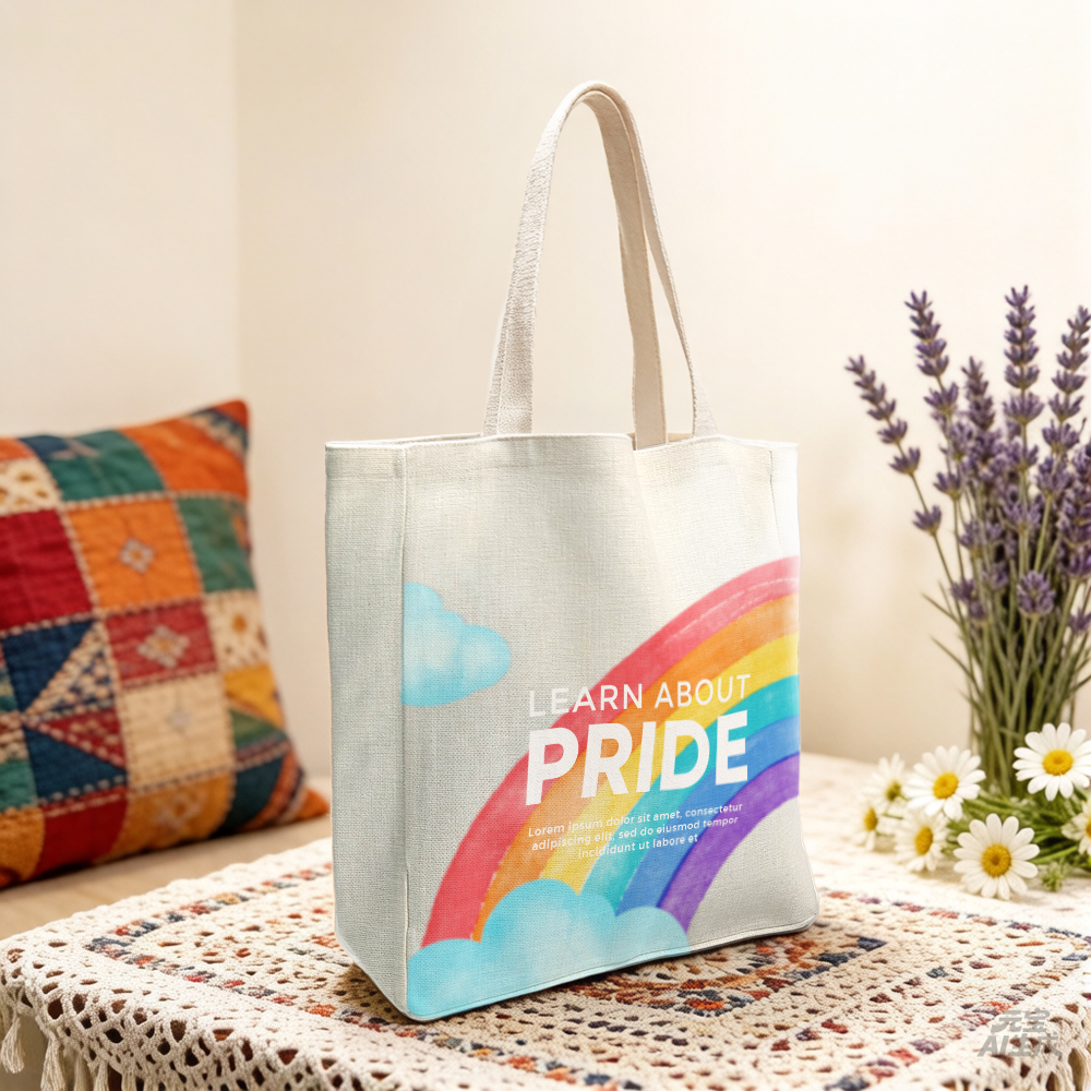 Sublimation Cotton Linen Tote Bag Bulk Supply Custom Printable Single-Shoulder Eco-Friendly Shopping Bag Big Size