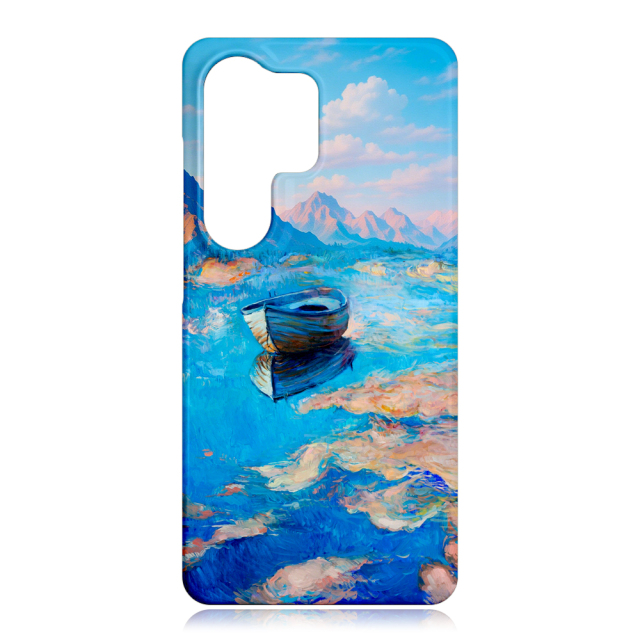 Sublimation 3D Film Coated Hard Phone Case Heat Press Plastic Customizable Snap Phone Cover Semi-wrapped Cover Mobile Phone Case for Samsung S26 Series