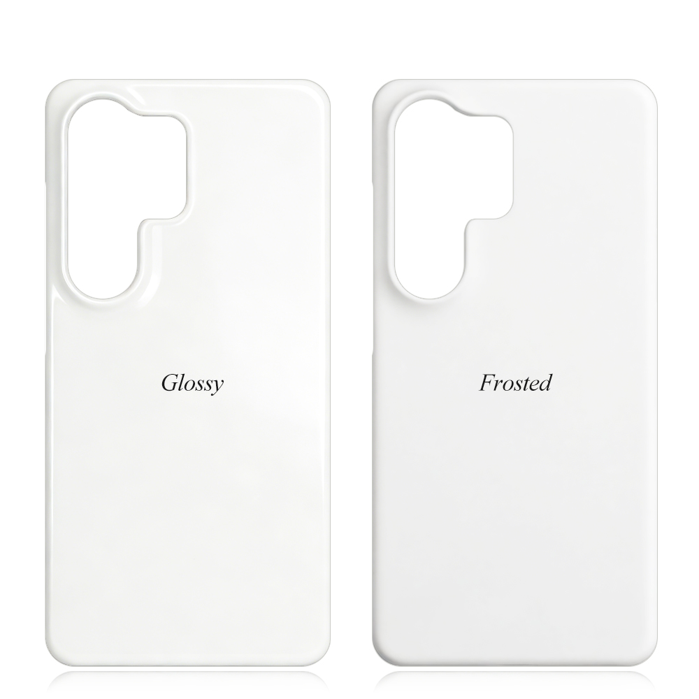 Sublimation 3D Film Coated Hard Phone Case Heat Press Plastic Customizable Snap Phone Cover Semi-wrapped Cover Mobile Phone Case for Samsung S26 Series