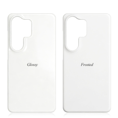 Sublimation 3D Film Coated Hard Phone Case Heat Press Plastic Customizable Snap Phone Cover Semi-wrapped Cover Mobile Phone Case for Samsung S26 Series