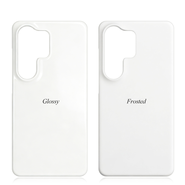 Sublimation 3D Film Coated Hard Phone Case Heat Press Plastic Customizable Snap Phone Cover Semi-wrapped Cover Mobile Phone Case for Samsung S26 Series