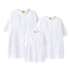 Sublimation Blank White T-Shirt Bulk Supply Custom Printable Tee for Family & Business 4 Styles