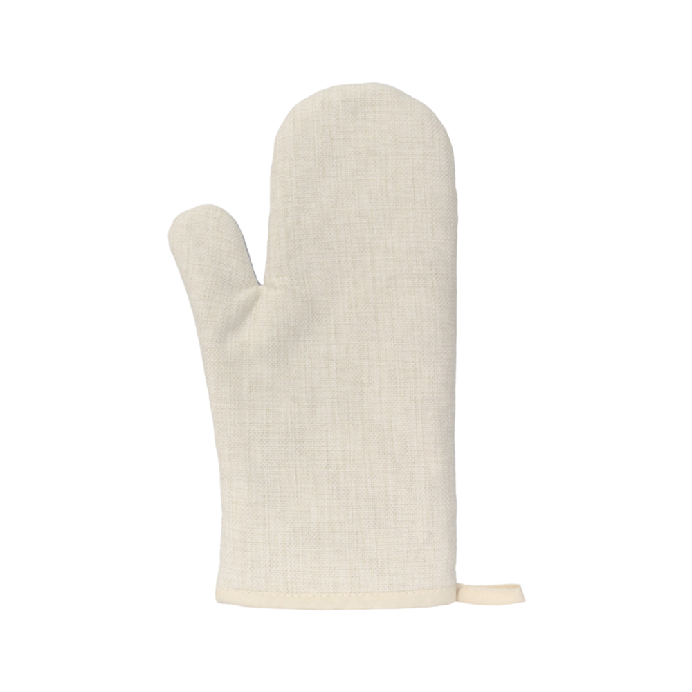 Sublimation Blank Cotton Linen Oven Mitt Glove & Pot Holder Set Factory Direct Heat Resistant Kitchen Set