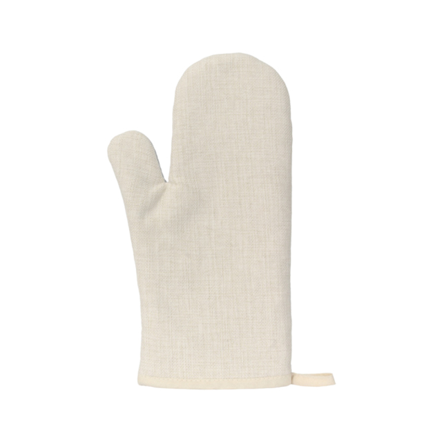 Sublimation Blank Cotton Linen Oven Mitt & Pot Holder Set Factory Direct Heat Resistant Kitchen Set