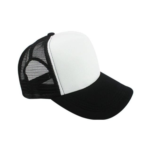 Sublimation Blank Trucker Hat Bulk Supply Multi-Color Mesh Baseball Cap Factory Direct Custom Printable