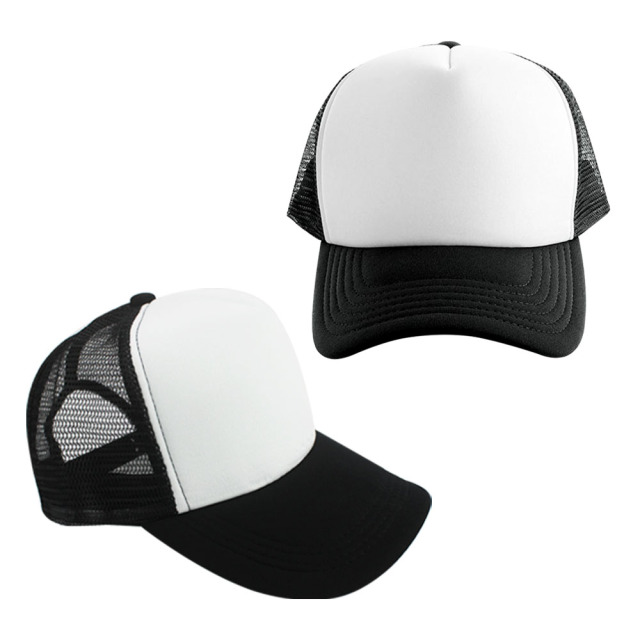 Sublimation Blank Trucker Hat Bulk Supply Multi-Color Mesh Baseball Cap Factory Direct Custom Printable