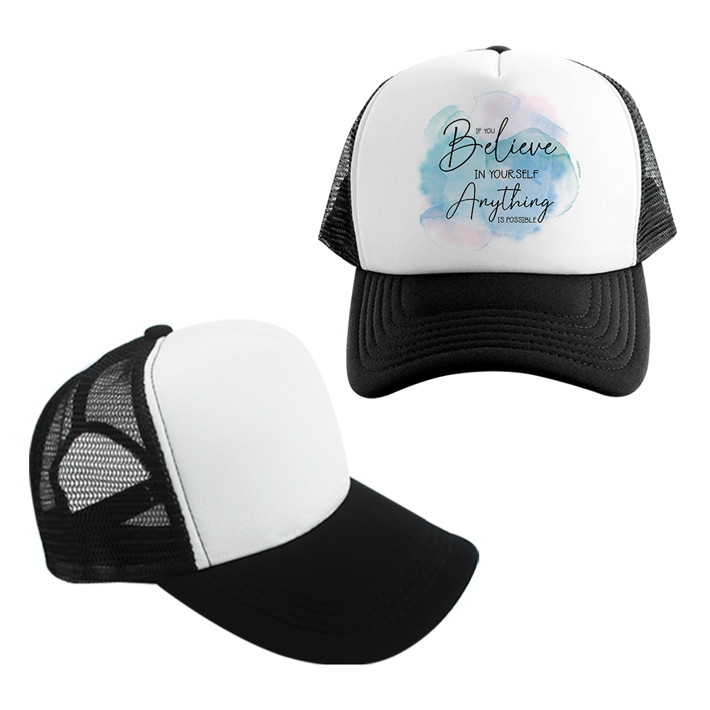 Sublimation Blank Trucker Hat Bulk Supply Multi-Color Mesh Baseball Cap Factory Direct Custom Printable