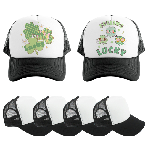 Sublimation Blank Trucker Hat Bulk Supply Multi-Color Mesh Baseball Cap Factory Direct Custom Printable