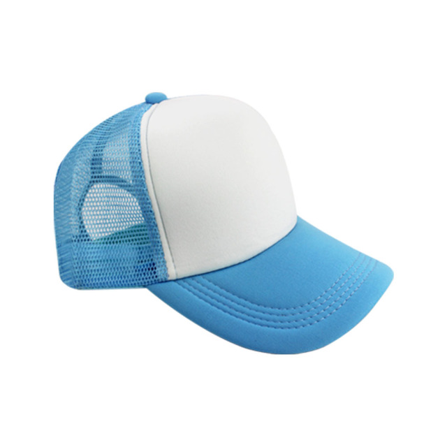 Sublimation Blank Trucker Hat Bulk Supply Multi-Color Mesh Baseball Cap Factory Direct Custom Printable