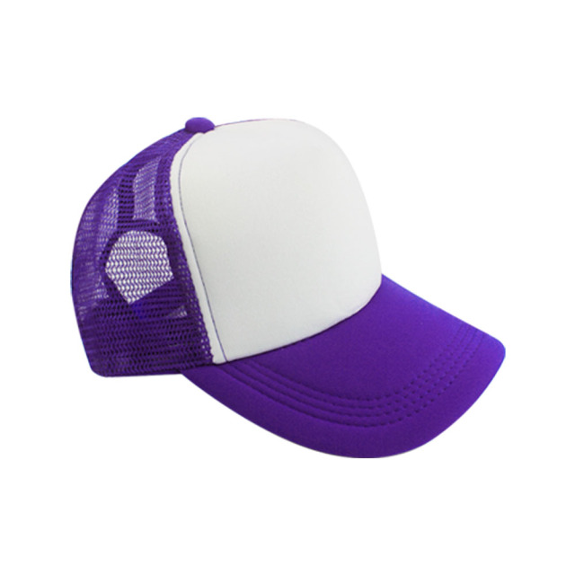 Sublimation Blank Trucker Hat Bulk Supply Multi-Color Mesh Baseball Cap Factory Direct Custom Printable