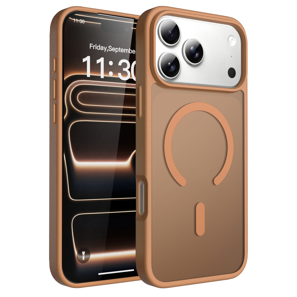 Matte Frosted Magnetic Phone Case Factory Direct Shockproof Protective Cover Bulk Supply for iPhone 17 Series