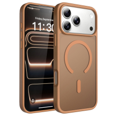 Matte Frosted Magnetic Phone Case Factory Direct Shockproof Protective Cover Bulk Supply for iPhone 17 Series