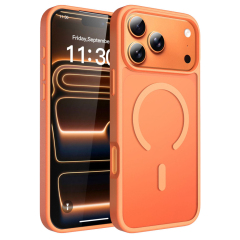 Matte Frosted Magnetic Phone Case Factory Direct Shockproof Protective Cover Bulk Supply for iPhone 17 Series