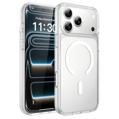 Matte Frosted Magnetic Phone Case Factory Direct Shockproof Protective Cover Bulk Supply for iPhone 17 Series