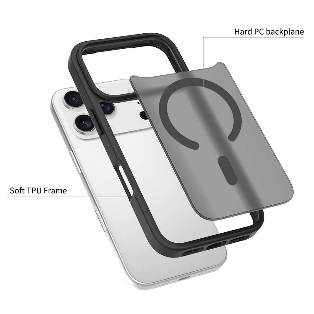 Matte Frosted Magnetic Phone Case Factory Direct Shockproof Protective Cover Bulk Supply for iPhone 17 Series
