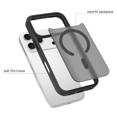 Matte Frosted Magnetic Phone Case Factory Direct Shockproof Protective Cover Bulk Supply for iPhone 17 Series