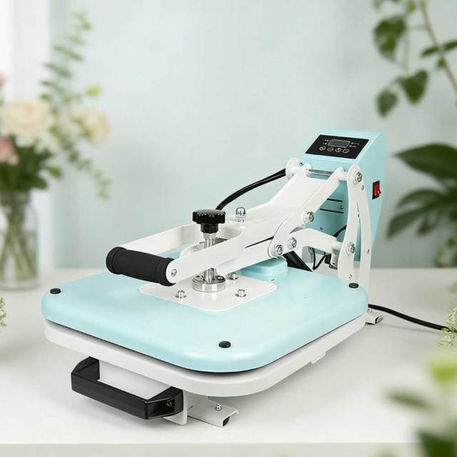 New arrival! Semi-Auto Magnetic Heat Press For Business 38×38cm High Pressure Sublimation Machine Slide-Out Heat Press Machine CH2518