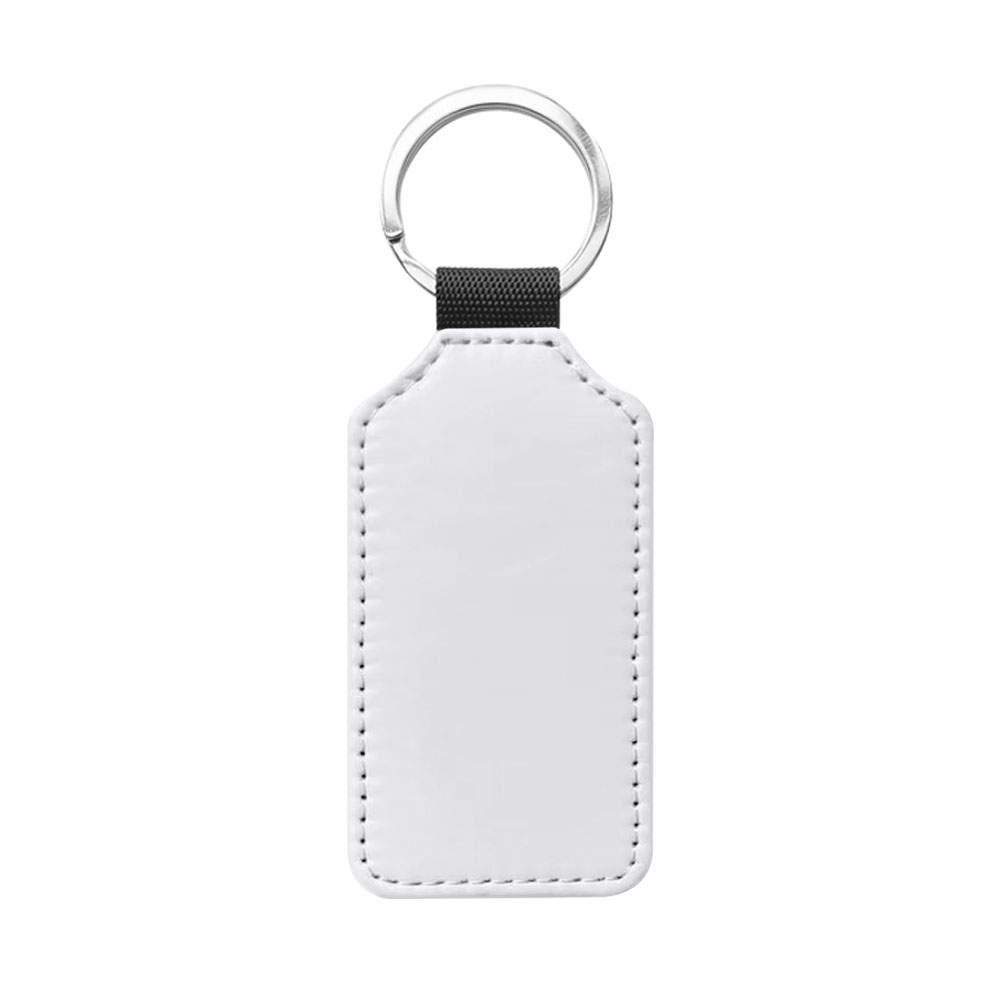 Special Price!!! Popular DIY Sublimation PU Leather Blank Leather Keychain,Single-sided Printable Key Ring Key Tag