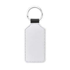 Special Price!!! Popular DIY Sublimation PU Leather Blank Leather Keychain,Single-sided Printable Key Ring Key Tag