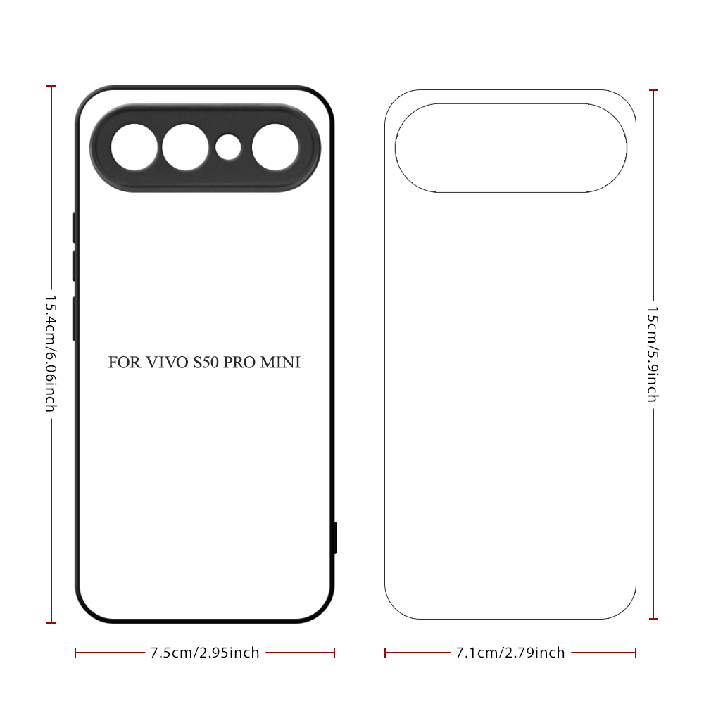 Sublimation 2D TPU Phone Case for Vivo S50 Series, S30, S20,Vivo S19,Vivo S19 Pro with Aluminum Insert Customize Phone Cover Phone Shell