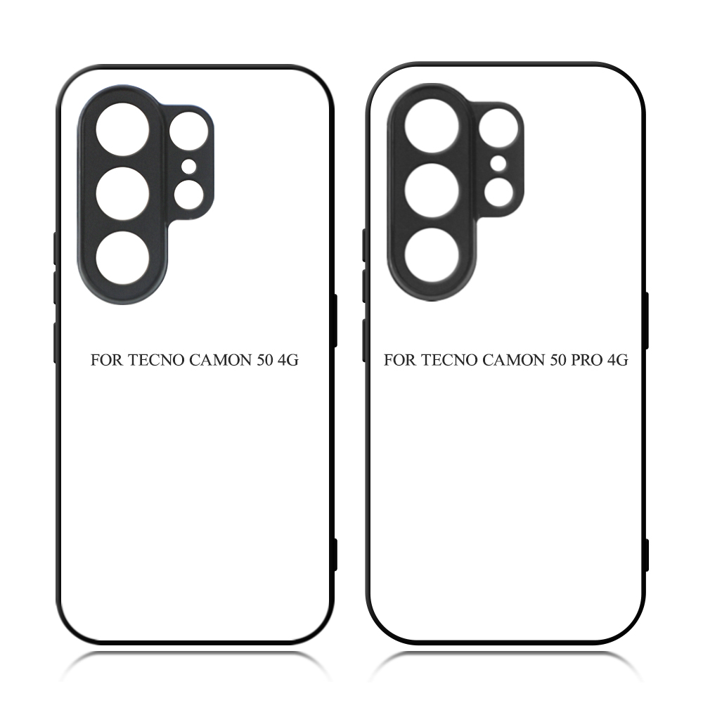Sublimation 2D TPU Phone Case With Aluminum Insert For Tecno Camon 50, Camon 50 Pro, Camon 40 Premier, 40 Pro,Tecno Camon 30 Series