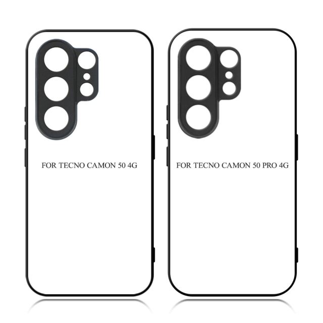 Sublimation 2D TPU Phone Case With Aluminum Insert For Tecno Camon 50, Camon 50 Pro, Camon 40 Premier, 40 Pro,Tecno Camon 30 Series