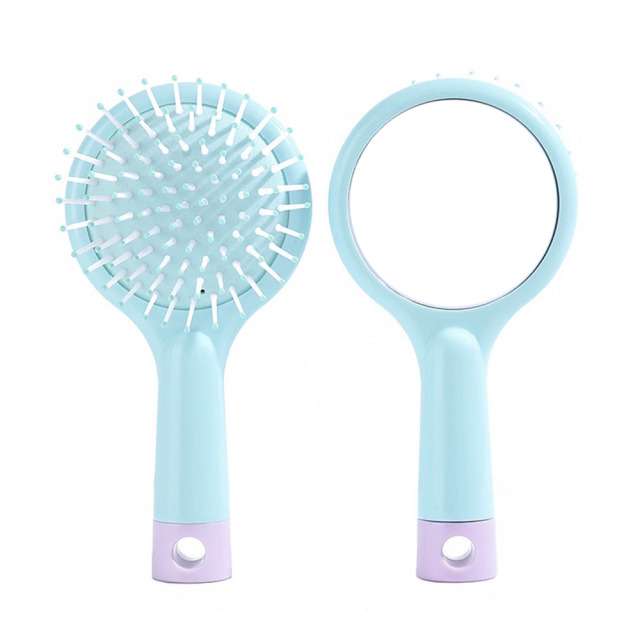 Sublimation Blank Air Cushion Hair Brush Factory Direct Colorful Plastic Comb with Sublimation PET Panel Bulk Supply