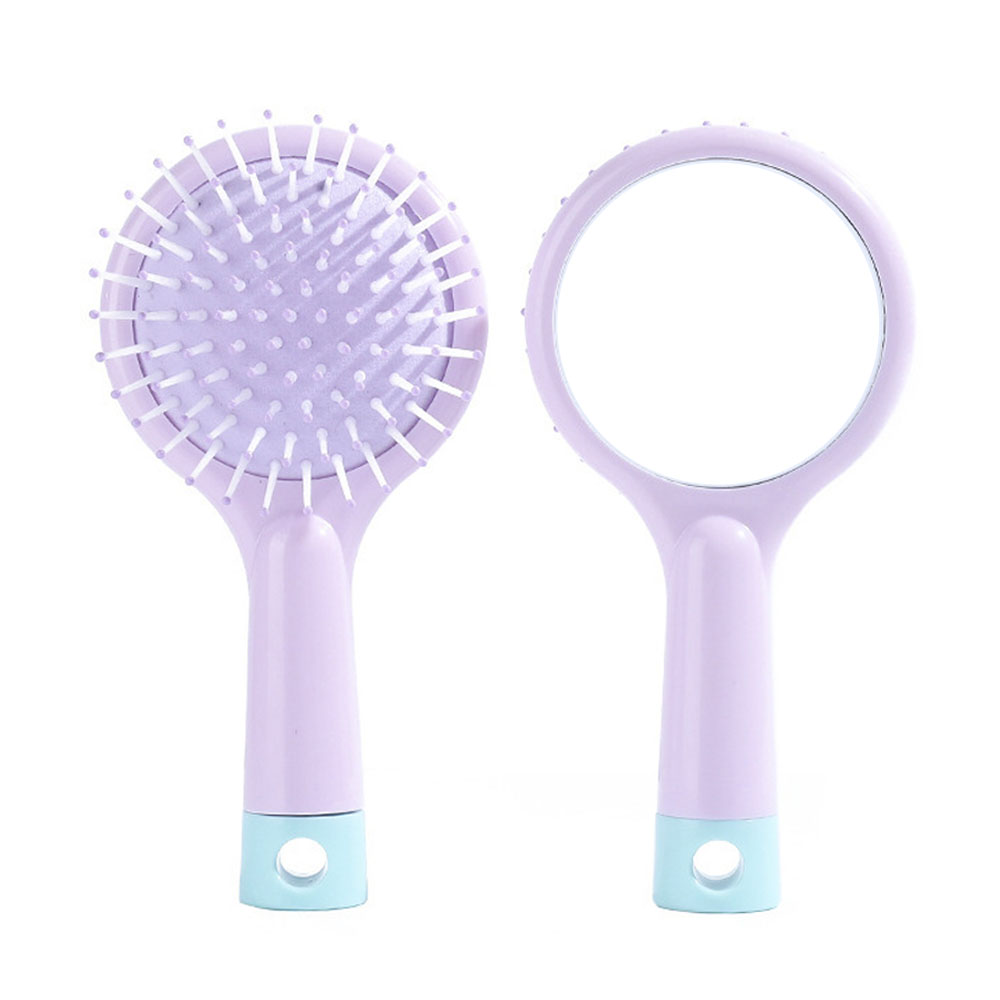Sublimation Blank Air Cushion Hair Brush Factory Direct Colorful Plastic Comb with Sublimation PET Panel Bulk Supply