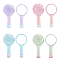 Sublimation Blank Air Cushion Hair Brush Factory Direct Colorful Plastic Comb with Sublimation PET Panel Bulk Supply
