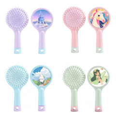 Sublimation Blank Air Cushion Hair Brush Factory Direct Colorful Plastic Comb with Sublimation PET Panel Bulk Supply