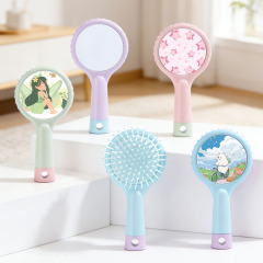 Sublimation Blank Air Cushion Hair Brush Factory Direct Colorful Plastic Comb with Sublimation PET Panel Bulk Supply