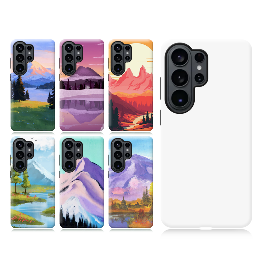 15% OFF!  3D 2in1 Film Case Sublimation Cover Customized DIY Cell Phone Case for Samsung S26, S25, S24, S23 Series