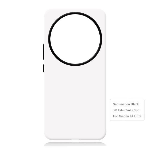 New Arrival 3D 2in1 Film Case Sublimation Cover Customized DIY Cell Phone Case for Xiaomi 14,Xiaomi 14 Pro,Xiaomi 14 Ultra