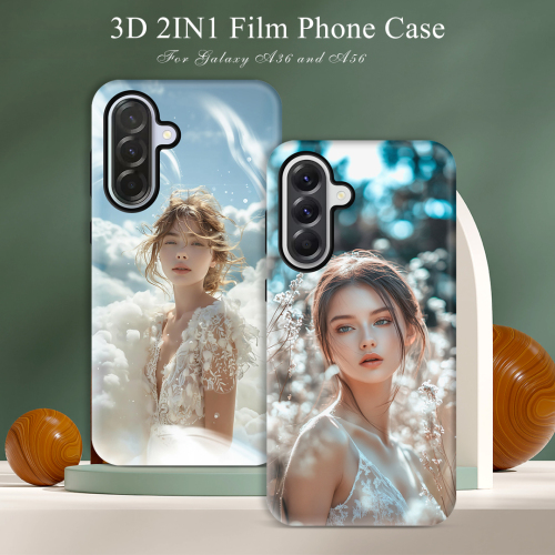 Discount! 3D 2in1 Film Case Sublimation Cover Customized DIY Cell Phone Case for Samsung A57, A37, A56, Samsung A Series