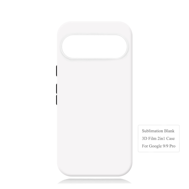 New Arrival 3D 2in1 Film Case Sublimation Cover Customized DIY Cell Phone Case for Google 9 Series