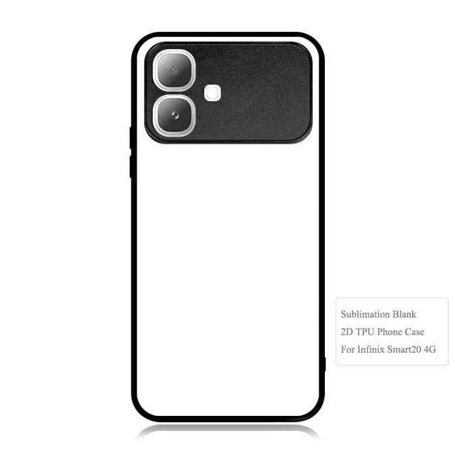 New Arrival Sublimation 2D TPU Phone Case for Infinix Smart 20, Hot 60, Hot 60i, Smart 10, Hot 50i/Smart 9 with Aluminum Insert