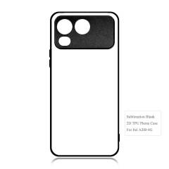 Smooth Sides!!! For Itel A200, Itel Super 26 Ultra, City 100, S24 2D TPU Phone Case Soft Silicone Phone Shell With Aluminum Insert for Sublimation Printing