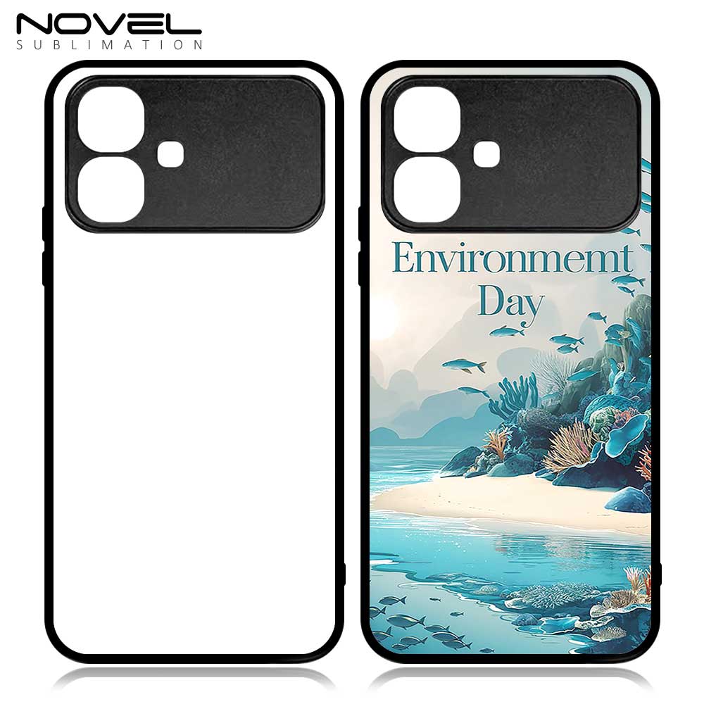 New Arrival Sublimation 2D TPU Phone Case for Infinix Smart 20, Hot 60, Hot 60i, Smart 10, Hot 50i/Smart 9 with Aluminum Insert