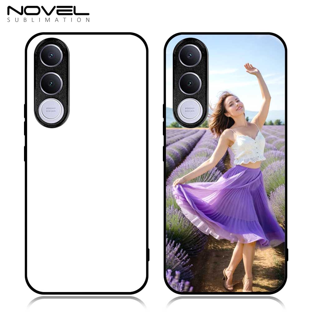 For Vivo V70 FE, V50,V40 Lite 5G,V30E 5G,Vivo Y18 4G,Y38 5G,Y29 4G,Y200I 5G DIY Logo Sublimation Blank 2D TPU Phone Case With Aluminum Insert