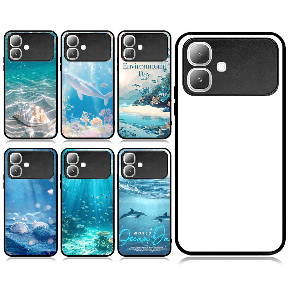 New Arrival Sublimation 2D TPU Phone Case for Infinix Smart 20, Hot 60, Hot 60i, Smart 10, Hot 50i/Smart 9 with Aluminum Insert