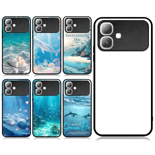 New Arrival Sublimation 2D TPU Phone Case for Infinix Smart 20, Hot 60, Hot 60i, Smart 10, Hot 50i/Smart 9 with Aluminum Insert