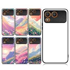 Smooth Sides!!! For Itel A200, Itel Super 26 Ultra, City 100, S24 2D TPU Phone Case Soft Silicone Phone Shell With Aluminum Insert for Sublimation Printing