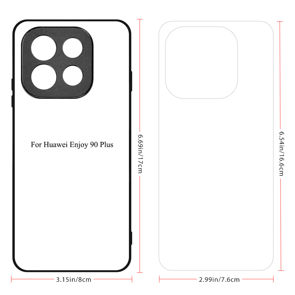 For Honor Play 60A, Play 60 5G,Play 60 Plus,Honor Play Series Sublimation Blank DIY Rubber 2D TPU Phone Case