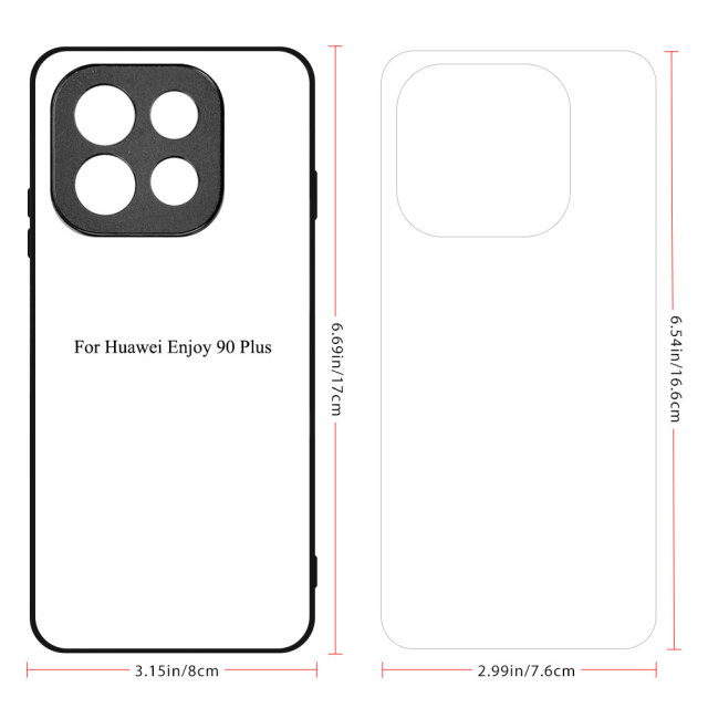 For Honor Play 60A, Play 60 5G,Play 60 Plus,Honor Play Series Sublimation Blank DIY Rubber 2D TPU Phone Case