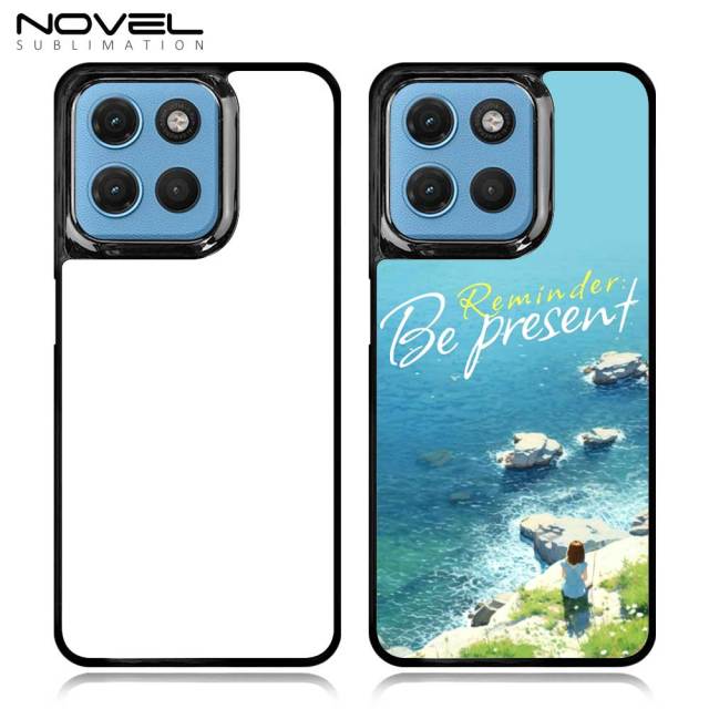 Sublimation Blank 2D TPU Phone Case for Moto G17, G86 Power, G06, G15, G05,G Power 2025,G75 5G,Moto G55,G04/G24,G14 Power, DIY Shell With Aluminum Sheet