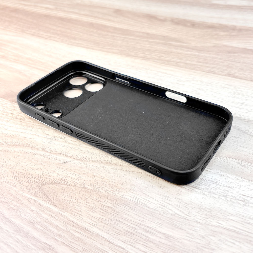 New 2D Sublimation TPU Phone Case with Inside Black Flocking for iPhone 17,16,15,13 Series DIY Shell with Aluminum Sheet