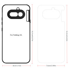 Sublimation 2D TPU Phone Case For Nothing Phone 4A, Nothing Phone 3A ProSoft Rubber Heat Press DIY Printing Phone Cover