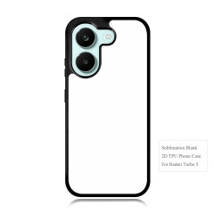 Sublimation 2D TPU Phone Case for Redmi Turbo 5 DIY Phone Cover With Aluminum Sheet