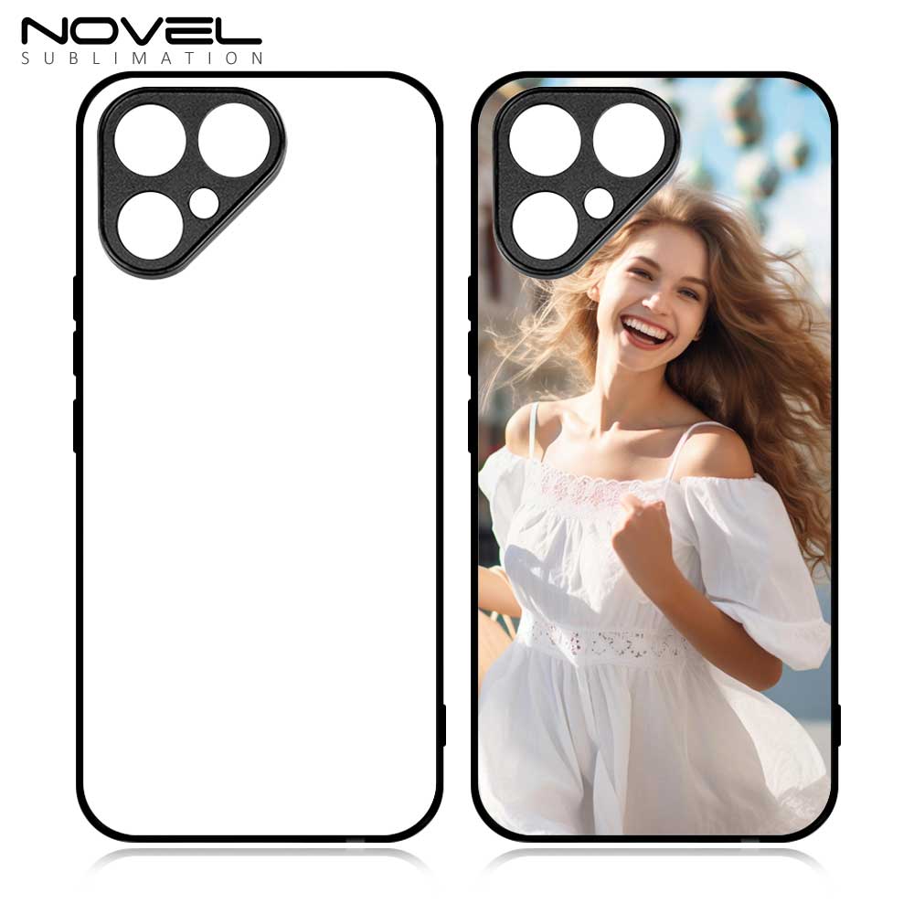 Smooth Sides!!! For Tecno Pova Curve 2, Pova Curve 2D TPU Phone Case With Aluminum Insert For Sublimation Printing